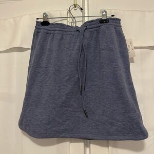 Unique blueish/gray sweat skirt size S NWT